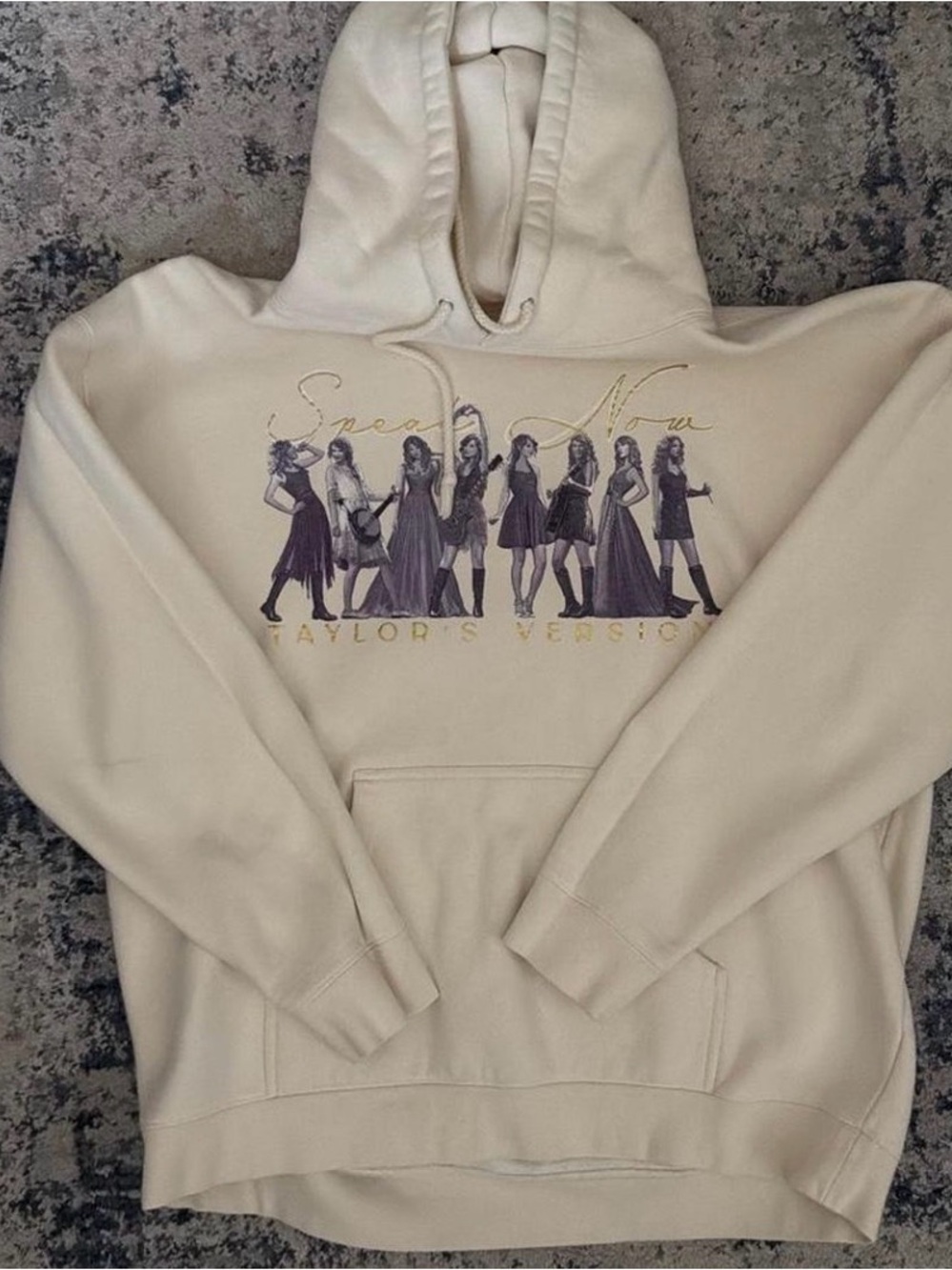 Taylor Swift Cream 'Speak Now' Graphic Hoodie